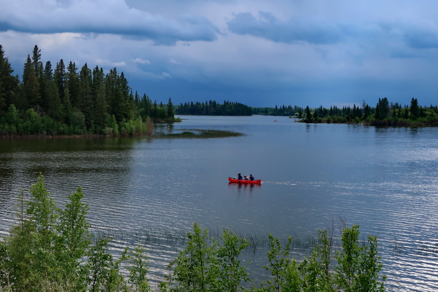 Astotin Lake in Elk Island National Park
